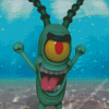 Mad Plankton Character Diamond Painting