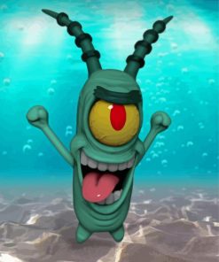 Mad Plankton Character Diamond Painting