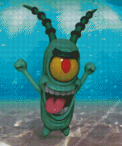 Mad Plankton Character Diamond Painting