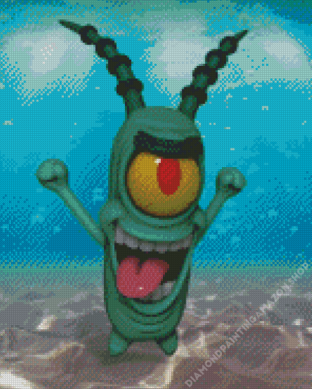 Mad Plankton Character Diamond Painting