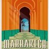 Marrakech City Morocco Poster Diamond Painting