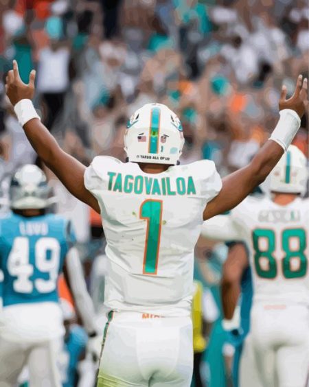 Miami Dolphins Art Diamond Painting