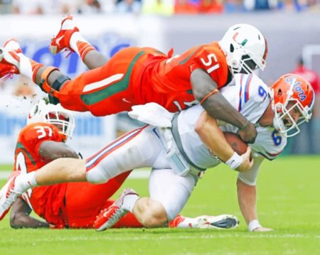 Florida Gators Vs Miami Hurricanes Diamond Painting
