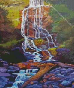 Mingo Falls Art Diamond Painting