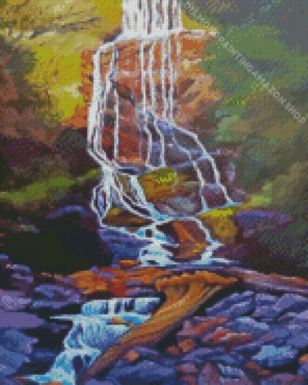 Mingo Falls Art Diamond Painting