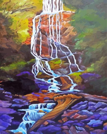 Mingo Falls Art Diamond Painting