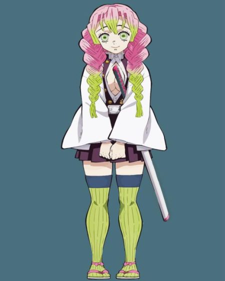 Mitsuri Kanroji Anime Girl Diamond Painting