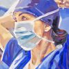 Modern Hero Nurse Art Diamond Painting