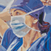 Modern Hero Nurse Art Diamond Painting