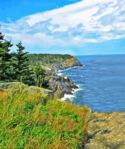 Monhegan Island Art Diamond Painting