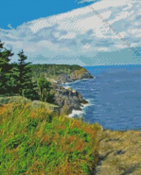 Monhegan Island Art Diamond Painting