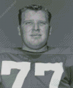 Monochrome John Madden Diamond Painting