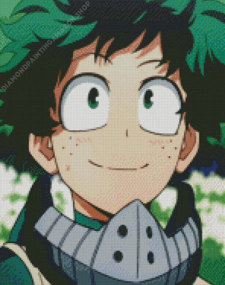 My Hero Academia Deku Diamond Painting