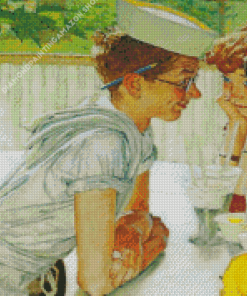 Norman Rockwell Art Diamond Painting