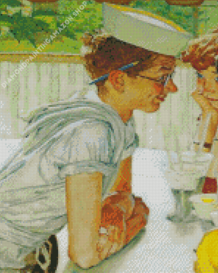 Norman Rockwell Art Diamond Painting