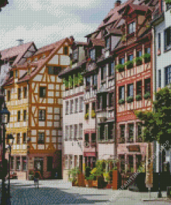 Nuremberg Buildings Diamond Painting