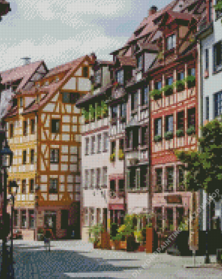 Nuremberg Buildings Diamond Painting