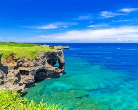 Okinawa Japanese Island Diamond Painting