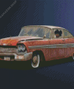 Old 1958 Plymouth Fury Diamond Painting