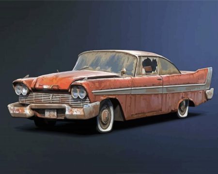 Old 1958 Plymouth Fury Diamond Painting