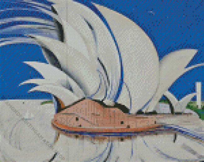 Opera House By Brett Whiteley Diamond Painting