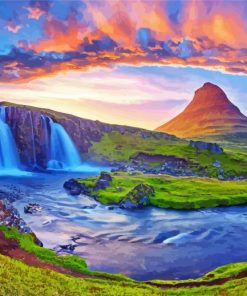 Panoramic Iceland Landscapes Diamond Painting