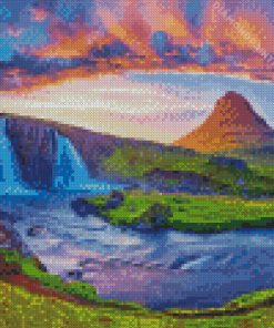 Panoramic Iceland Landscapes Diamond Painting