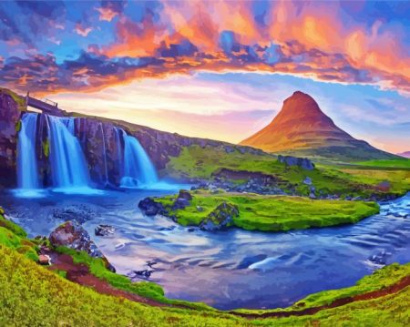 Panoramic Iceland Landscapes Diamond Painting