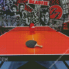 Ping Pong Table Diamond Painting