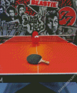 Ping Pong Table Diamond Painting