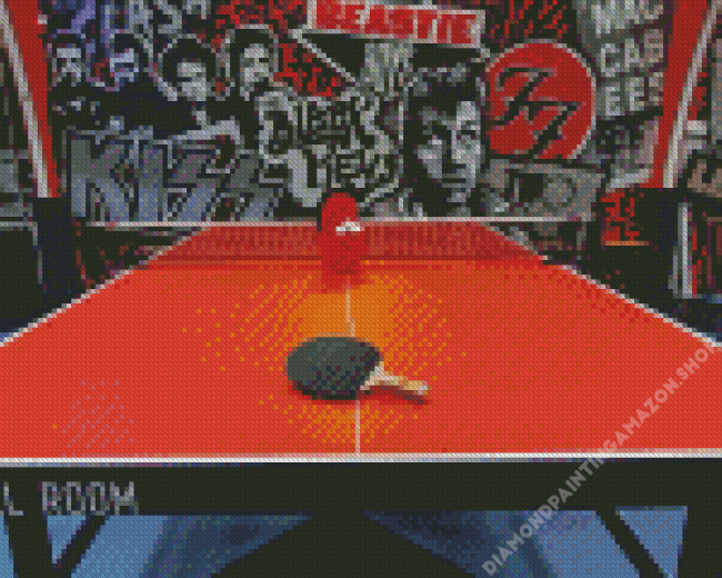 Ping Pong Table Diamond Painting