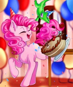 Pinkie Pie Birthday Diamond Painting