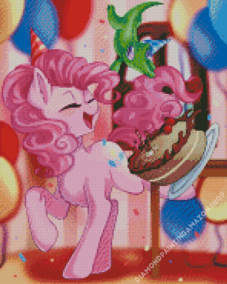 Pinkie Pie Birthday Diamond Painting