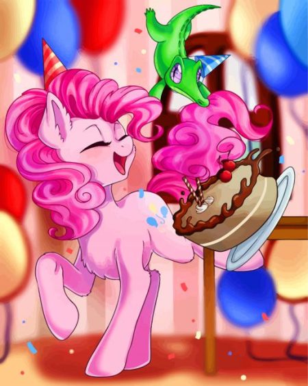 Pinkie Pie Birthday Diamond Painting