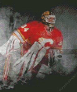 Player Of Calgary Flames Diamond Painting