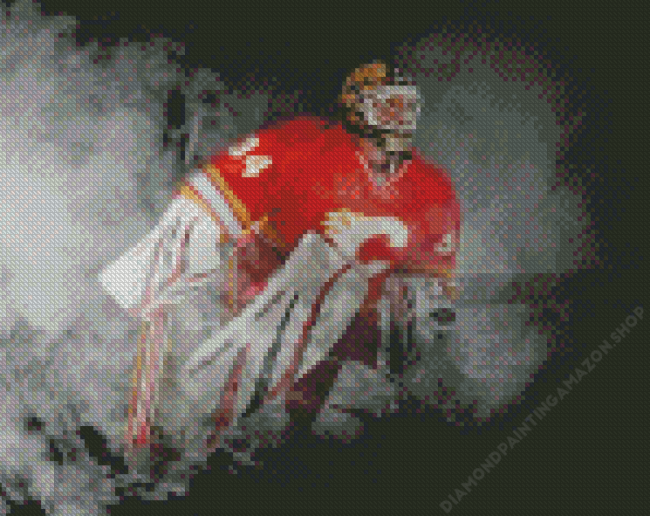 Player Of Calgary Flames Diamond Painting