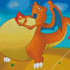 Pokemon Dragonite Inflation Diamond Painting