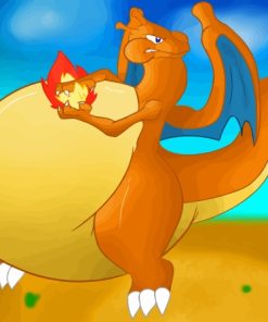 Pokemon Dragonite Inflation Diamond Painting