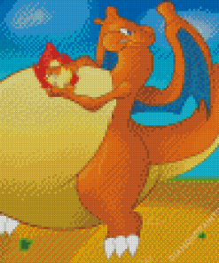 Pokemon Dragonite Inflation Diamond Painting