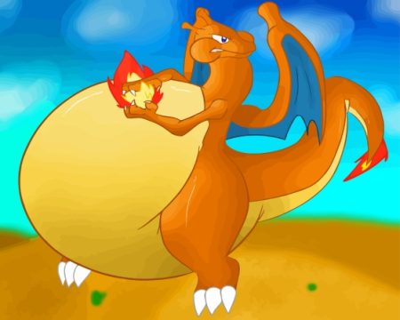 Pokemon Dragonite Inflation Diamond Painting