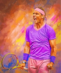 Rafael Nadal Player Diamond Painting