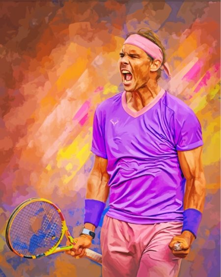 Rafael Nadal Player Diamond Painting