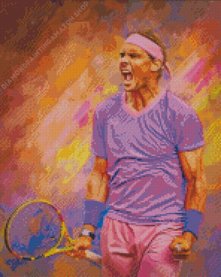 Rafael Nadal Player Diamond Painting