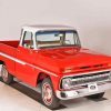 Red 1966 Chevy Pickup Diamond Painting