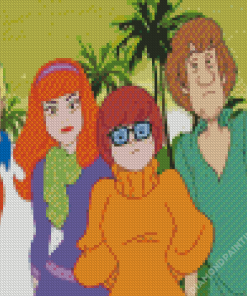 Scooby Doo Characters Diamond Painting