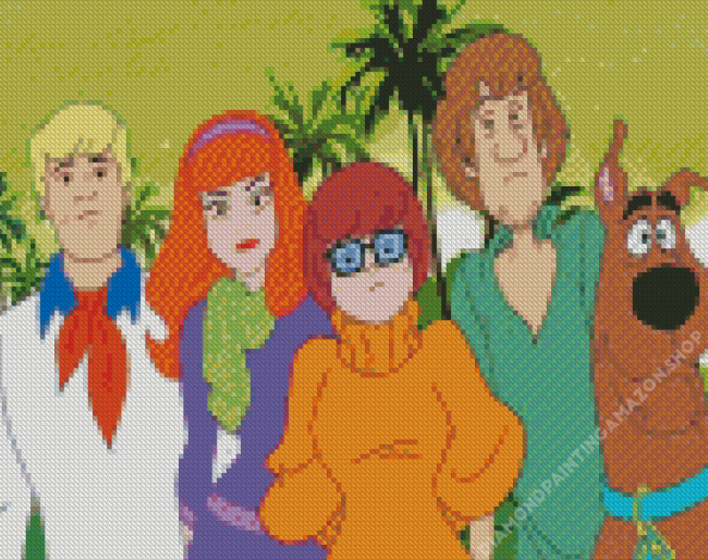 Scooby Doo Characters Diamond Painting