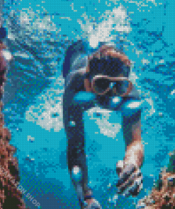 Scuba Diving Diamond Painting