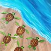 Sea Baby Turtles Art Diamond Painting