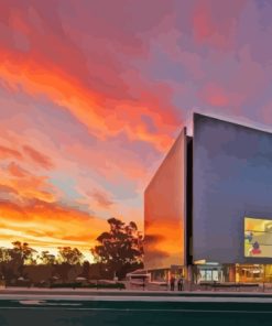 Shepparton Art Museum Sunset Diamond Painting