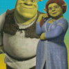 Shrek And Fiona Diamond Painting